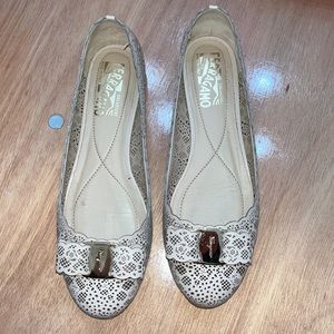 Salvatore Ferragamo Shoes Salvatore Ferragamo Varina Macadamia Nude Lace Poshmark